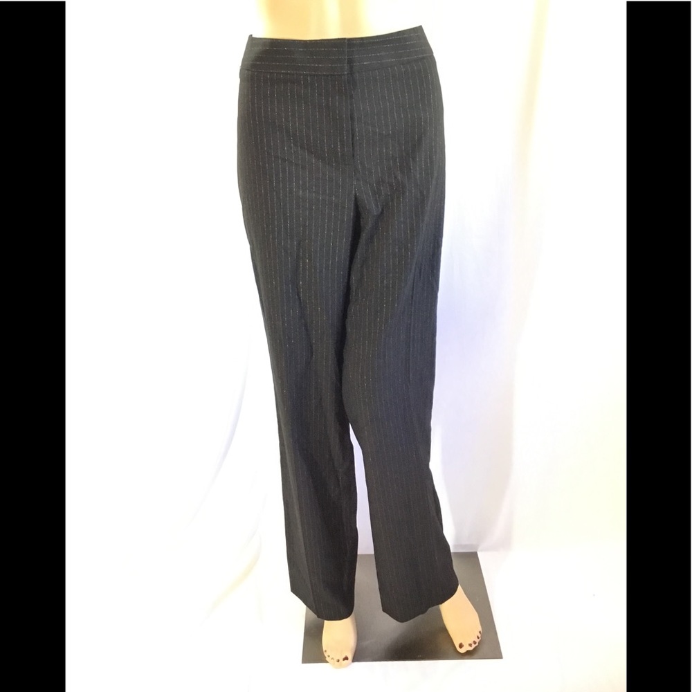 Jones New York Collection Black and Gold Pants